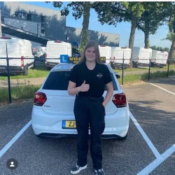 Geslaagde leerling van Rijschool Voordelig Roermond